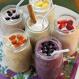 Oatmeal Smoothies from Yummylife