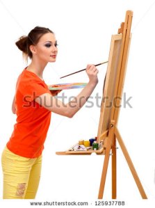 beautiful-young-woman-painter-at-125937788